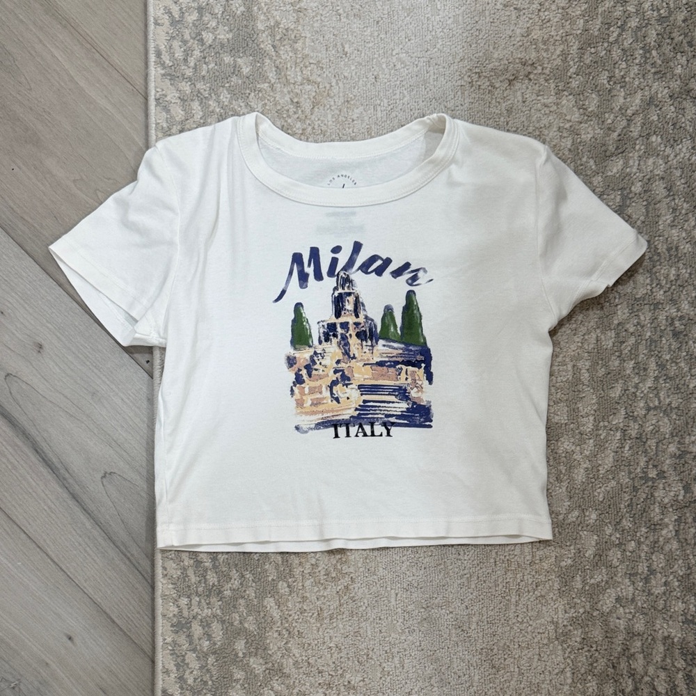 PacSun White Milan Graphic Kids T-Shirt